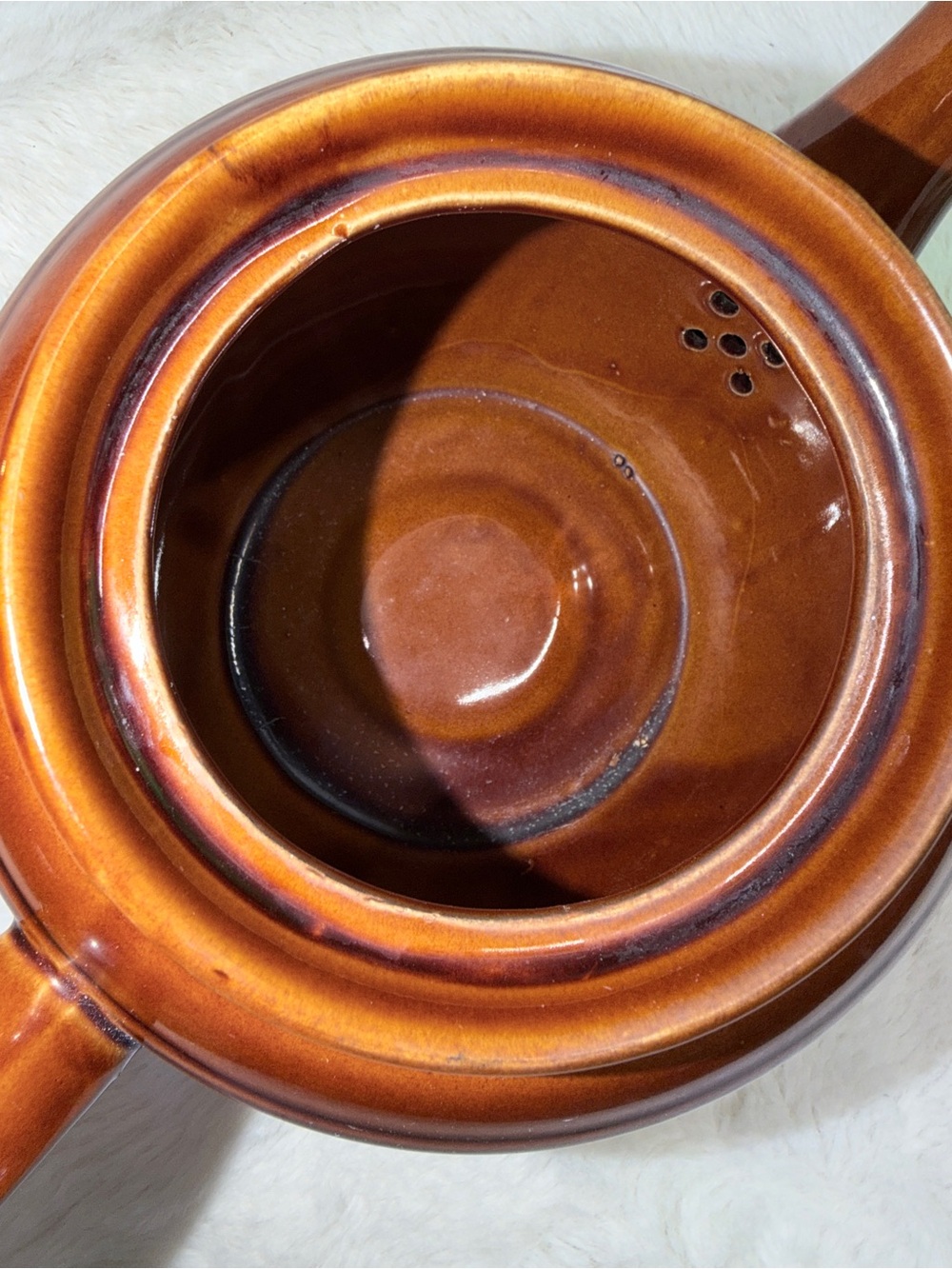 Brown Oven Proof Teapot And Handcrafted Napkin & Tooth Pick Holder π₯ - Picture 5 of 7